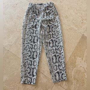 J. Crew Black and White Patterned Pants